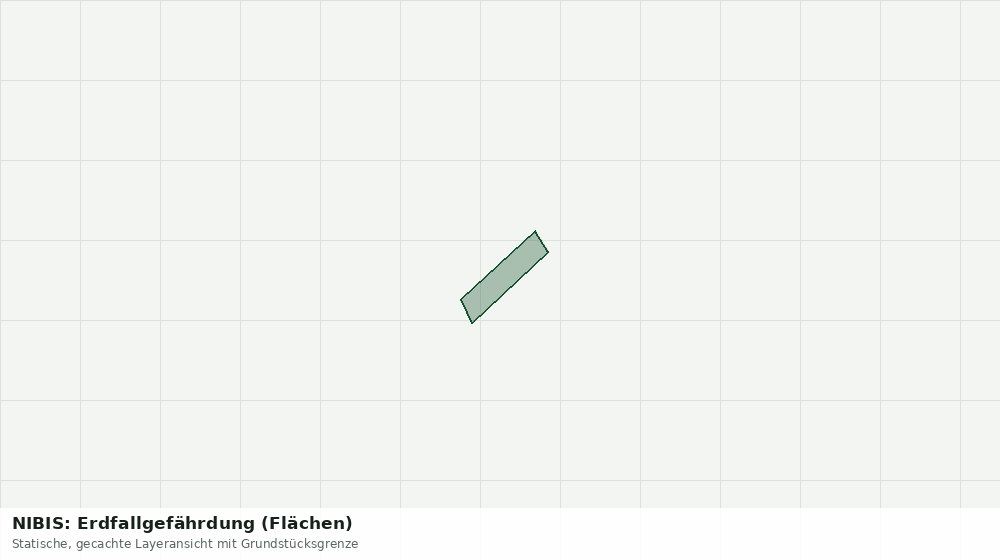 Statische Kartenansicht: NIBIS: Erdfallgefährdung (Flächen)