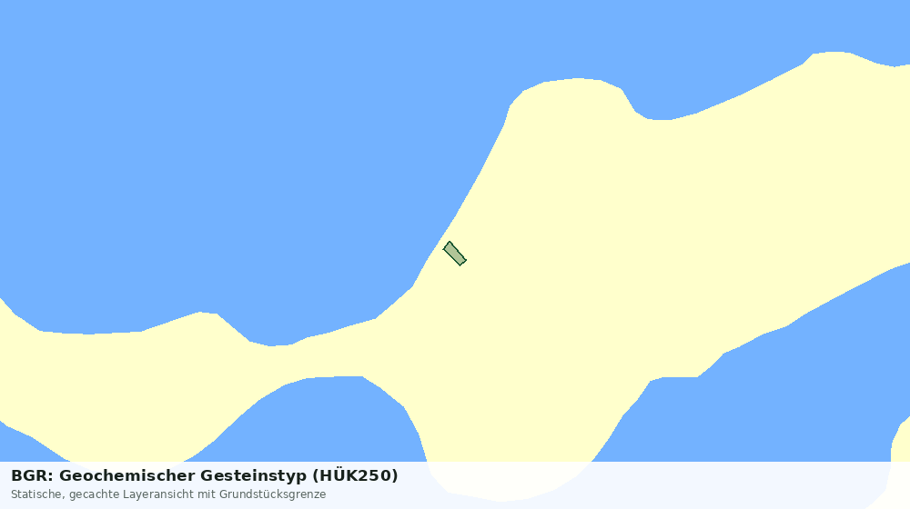 Statische Kartenansicht: BGR: Geochemischer Gesteinstyp (HÜK250)