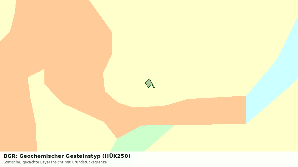 Statische Kartenansicht: BGR: Geochemischer Gesteinstyp (HÜK250)