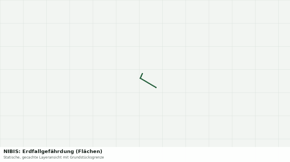 Statische Kartenansicht: NIBIS: Erdfallgefährdung (Flächen)
