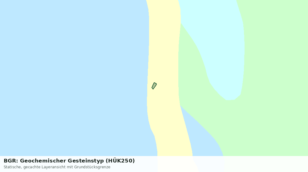 Statische Kartenansicht: BGR: Geochemischer Gesteinstyp (HÜK250)