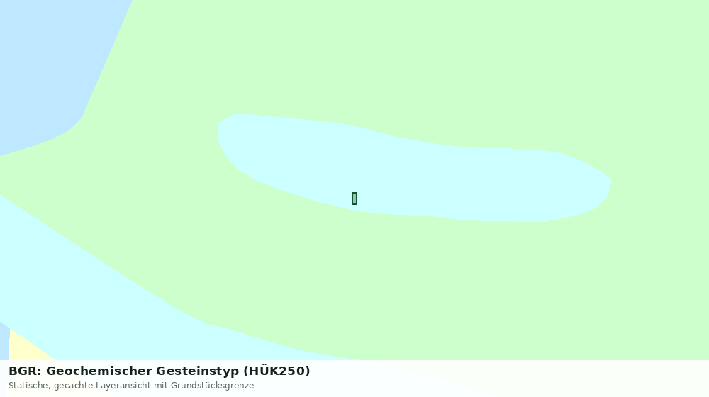 Statische Kartenansicht: BGR: Geochemischer Gesteinstyp (HÜK250)