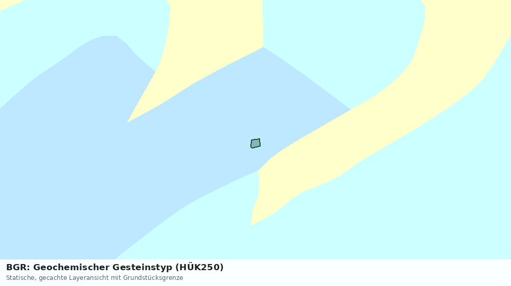 Statische Kartenansicht: BGR: Geochemischer Gesteinstyp (HÜK250)