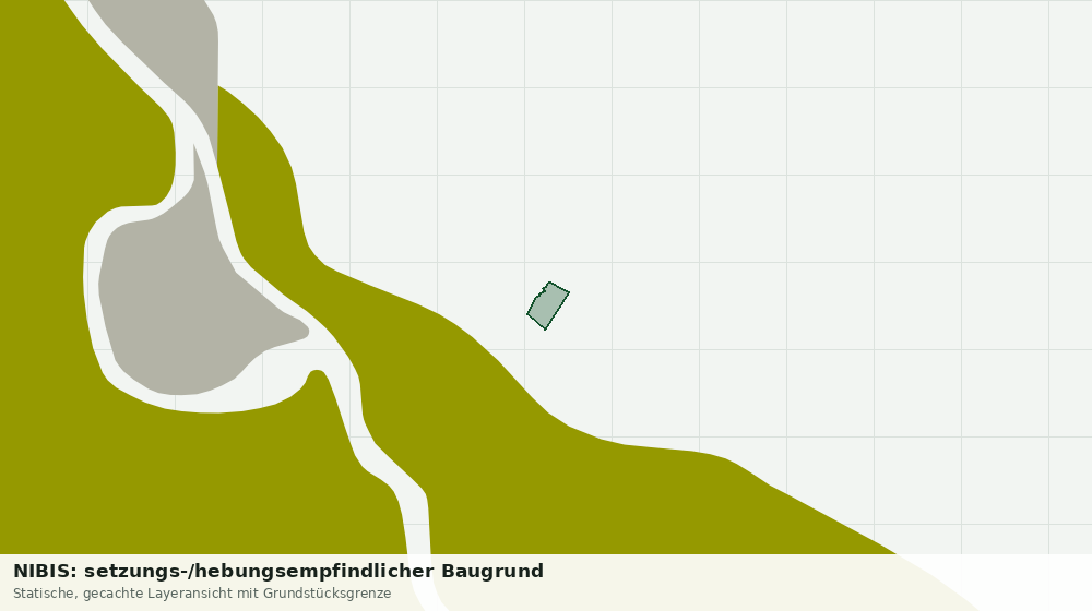 Statische Kartenansicht: NIBIS: setzungs-/hebungsempfindlicher Baugrund