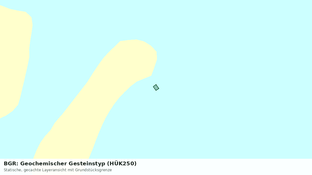 Statische Kartenansicht: BGR: Geochemischer Gesteinstyp (HÜK250)