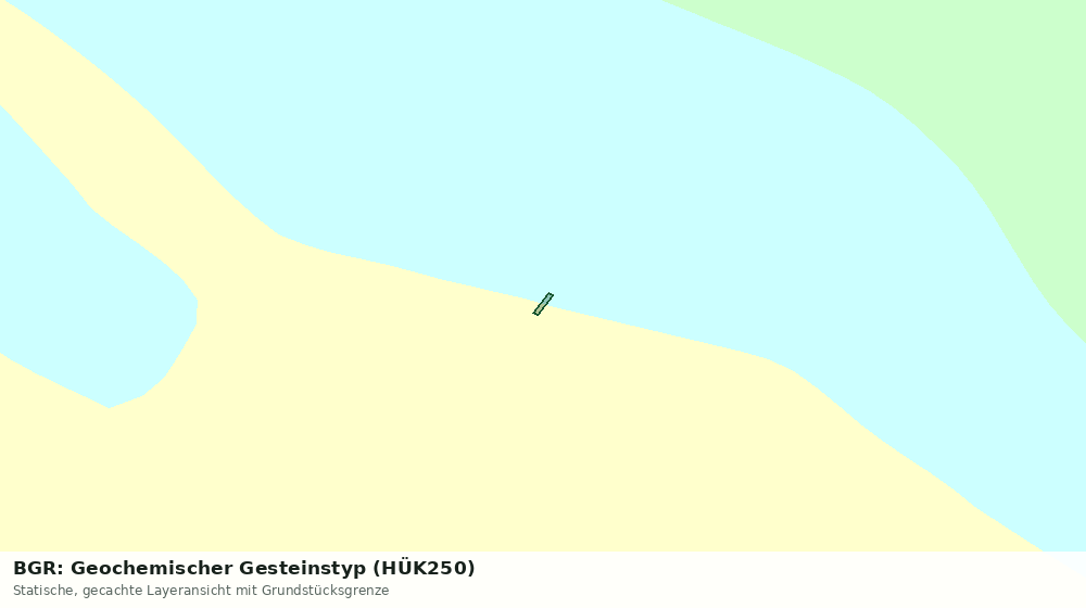 Statische Kartenansicht: BGR: Geochemischer Gesteinstyp (HÜK250)