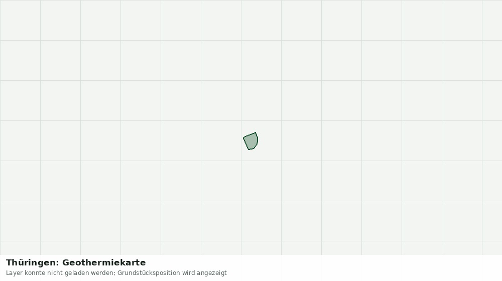 Statische Kartenansicht: Thüringen: Geothermiekarte