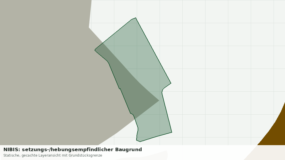 Statische Kartenansicht: NIBIS: setzungs-/hebungsempfindlicher Baugrund