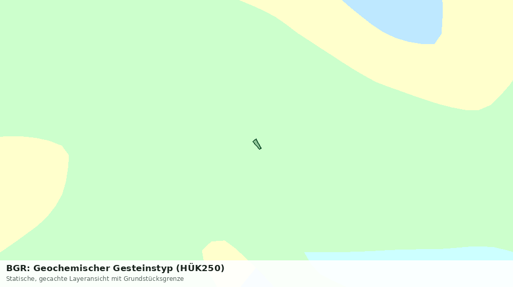 Statische Kartenansicht: BGR: Geochemischer Gesteinstyp (HÜK250)