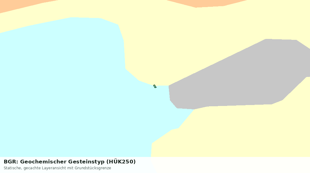 Statische Kartenansicht: BGR: Geochemischer Gesteinstyp (HÜK250)