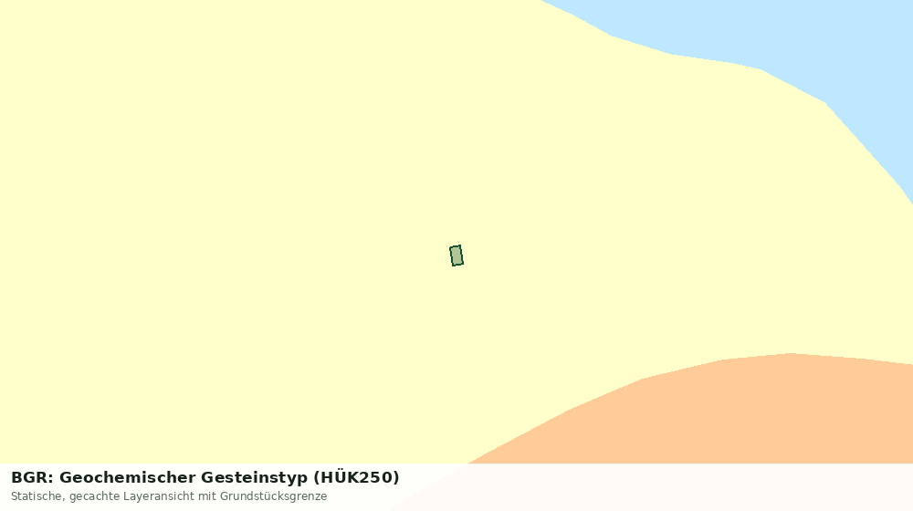 Statische Kartenansicht: BGR: Geochemischer Gesteinstyp (HÜK250)