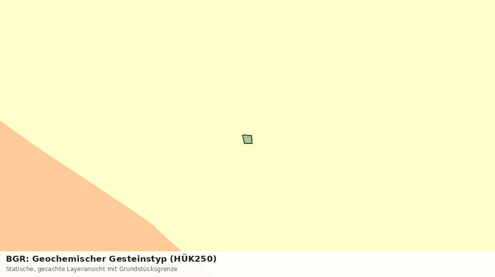 Statische Kartenansicht: BGR: Geochemischer Gesteinstyp (HÜK250)