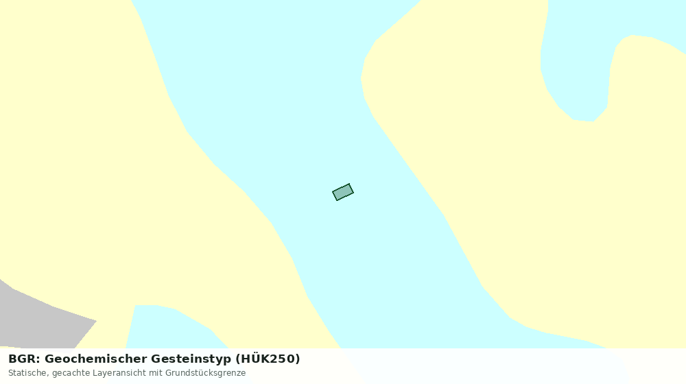 Statische Kartenansicht: BGR: Geochemischer Gesteinstyp (HÜK250)