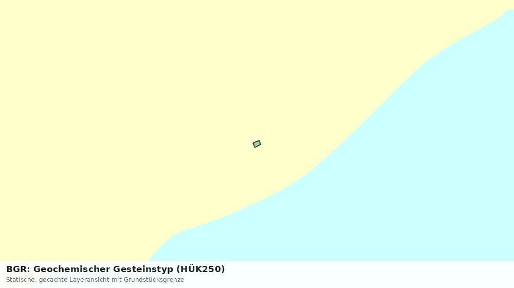 Statische Kartenansicht: BGR: Geochemischer Gesteinstyp (HÜK250)