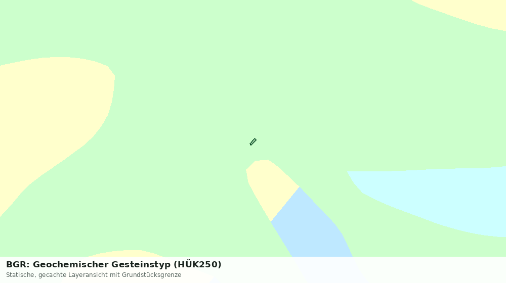 Statische Kartenansicht: BGR: Geochemischer Gesteinstyp (HÜK250)