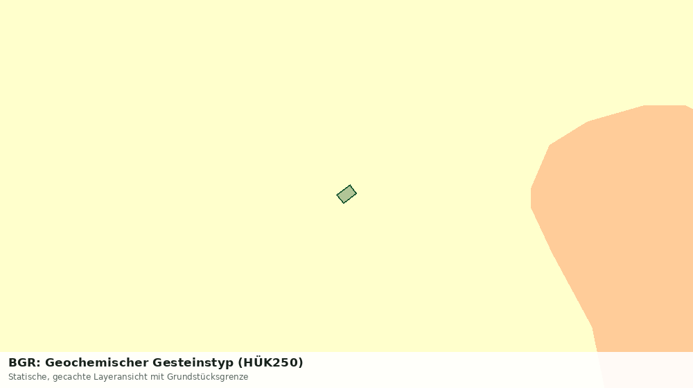 Statische Kartenansicht: BGR: Geochemischer Gesteinstyp (HÜK250)