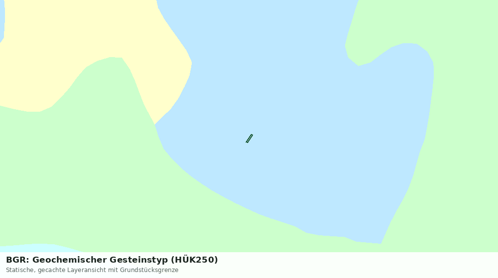 Statische Kartenansicht: BGR: Geochemischer Gesteinstyp (HÜK250)
