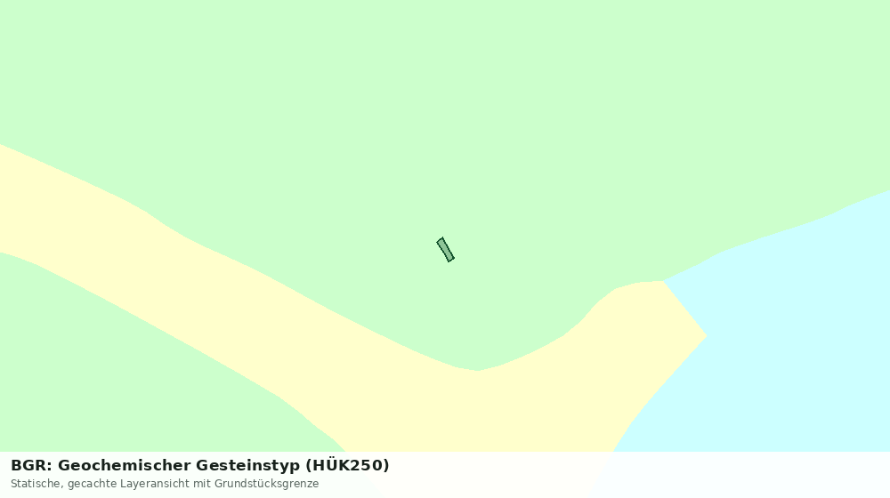 Statische Kartenansicht: BGR: Geochemischer Gesteinstyp (HÜK250)