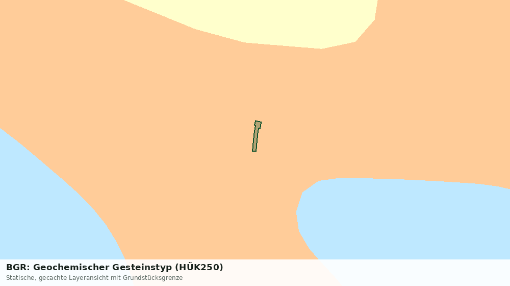 Statische Kartenansicht: BGR: Geochemischer Gesteinstyp (HÜK250)