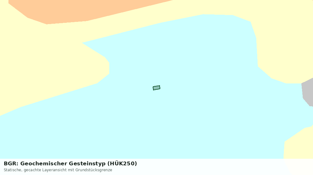Statische Kartenansicht: BGR: Geochemischer Gesteinstyp (HÜK250)