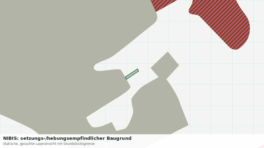 Statische Kartenansicht: NIBIS: setzungs-/hebungsempfindlicher Baugrund