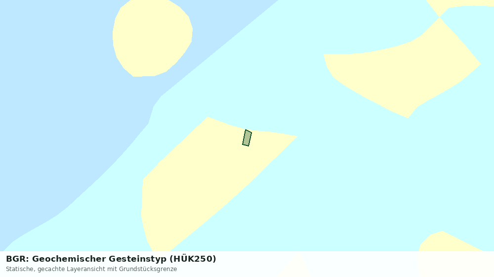 Statische Kartenansicht: BGR: Geochemischer Gesteinstyp (HÜK250)