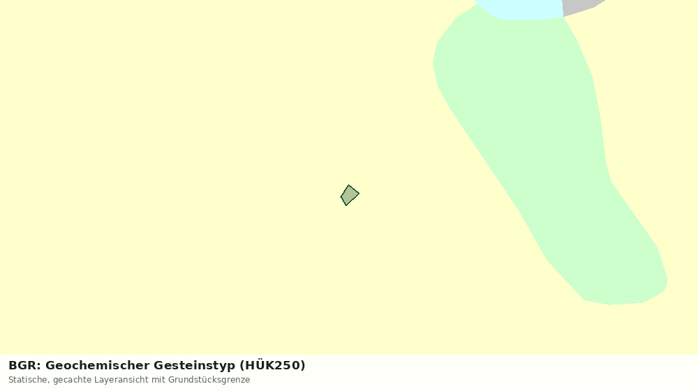 Statische Kartenansicht: BGR: Geochemischer Gesteinstyp (HÜK250)