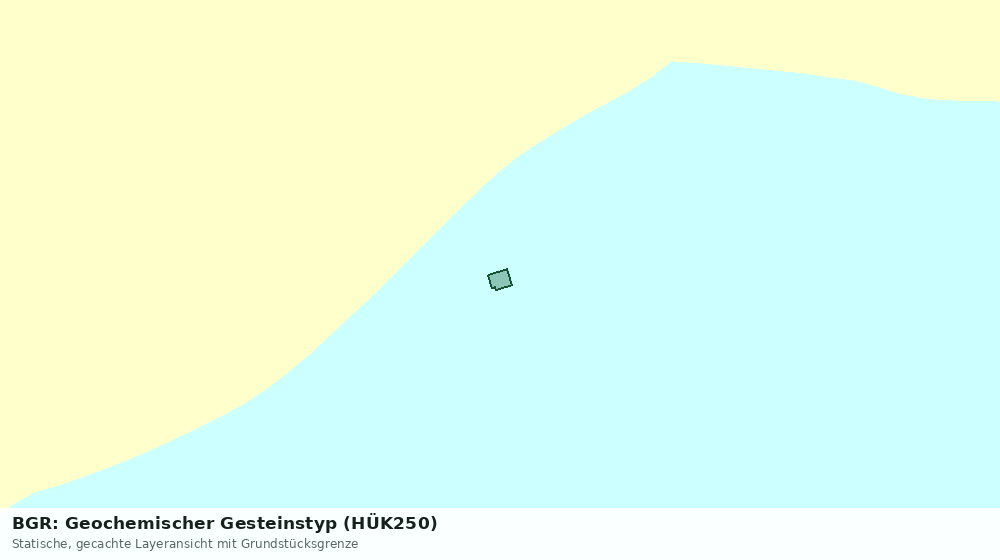 Statische Kartenansicht: BGR: Geochemischer Gesteinstyp (HÜK250)