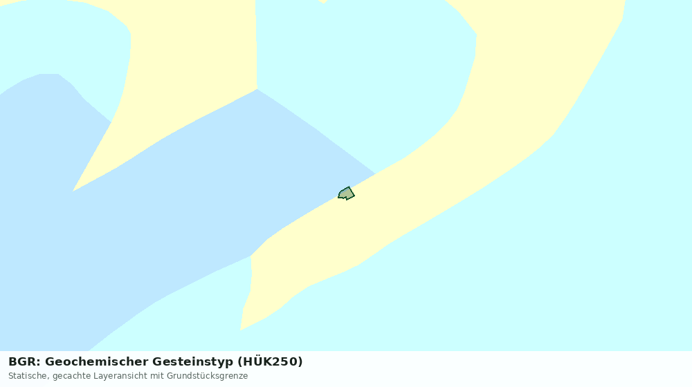 Statische Kartenansicht: BGR: Geochemischer Gesteinstyp (HÜK250)