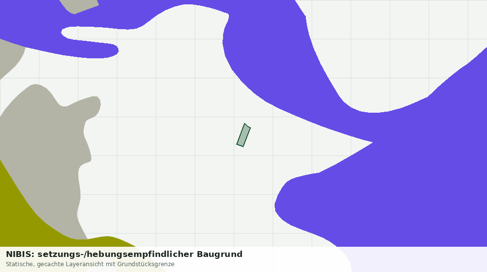 Statische Kartenansicht: NIBIS: setzungs-/hebungsempfindlicher Baugrund