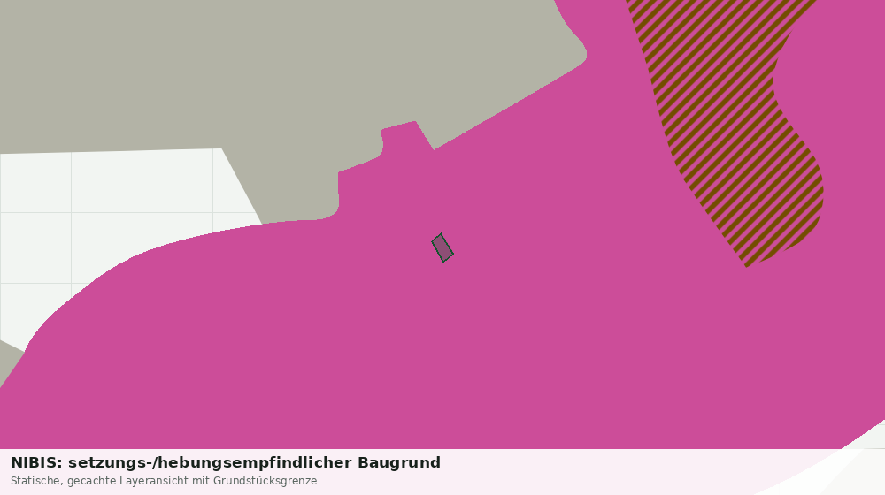 Statische Kartenansicht: NIBIS: setzungs-/hebungsempfindlicher Baugrund