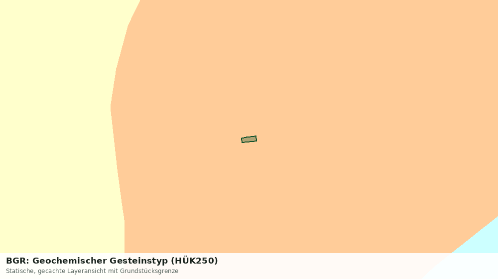 Statische Kartenansicht: BGR: Geochemischer Gesteinstyp (HÜK250)