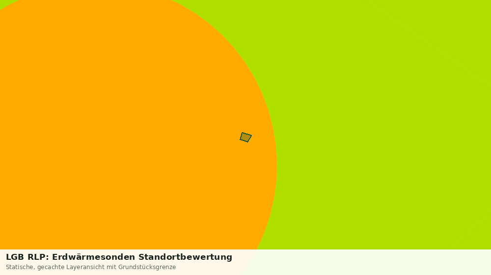 Statische Kartenansicht: LGB RLP: Erdwärmesonden Standortbewertung