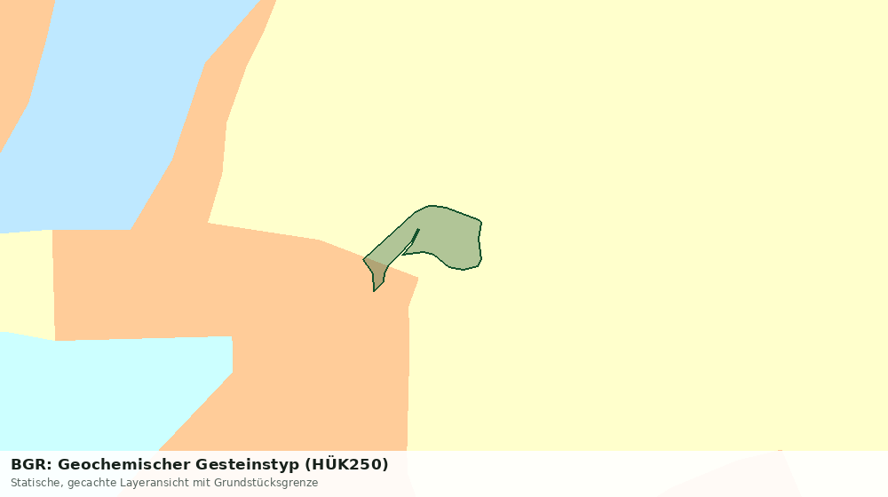 Statische Kartenansicht: BGR: Geochemischer Gesteinstyp (HÜK250)