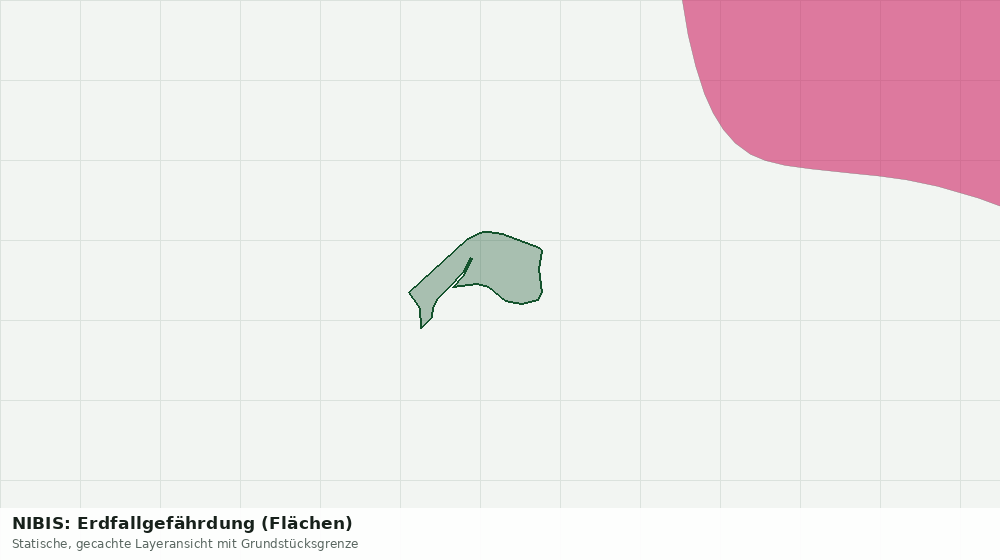 Statische Kartenansicht: NIBIS: Erdfallgefährdung (Flächen)