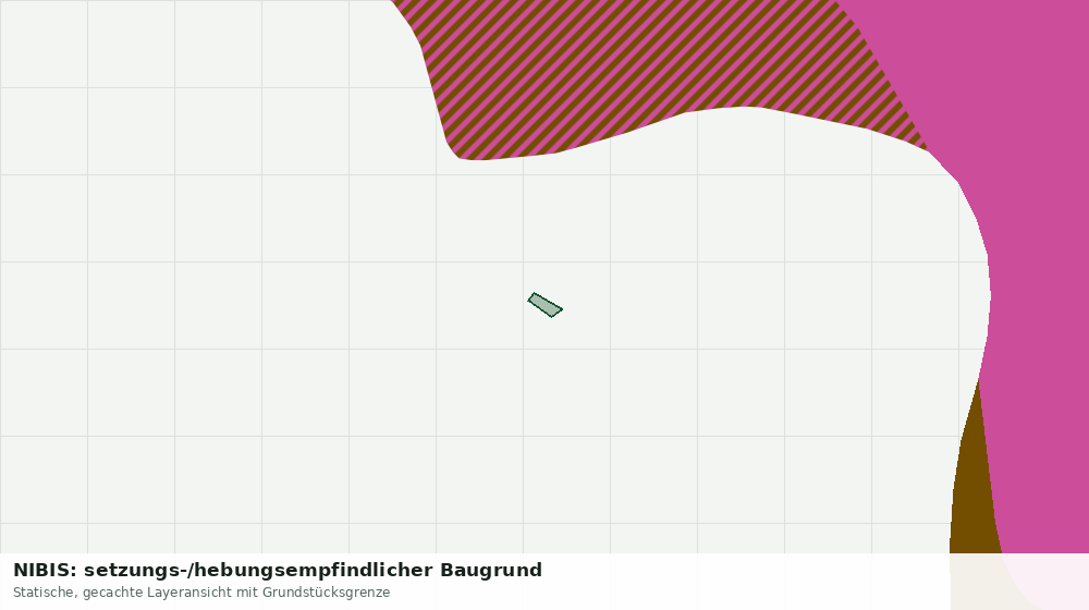 Statische Kartenansicht: NIBIS: setzungs-/hebungsempfindlicher Baugrund