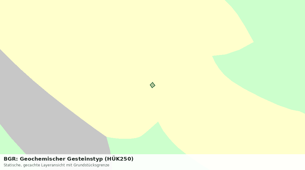 Statische Kartenansicht: BGR: Geochemischer Gesteinstyp (HÜK250)