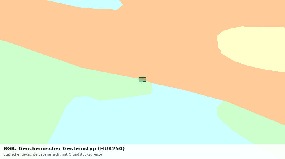 Statische Kartenansicht: BGR: Geochemischer Gesteinstyp (HÜK250)