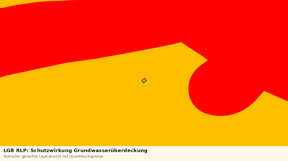 Statische Kartenansicht: LGB RLP: Schutzwirkung Grundwasserüberdeckung