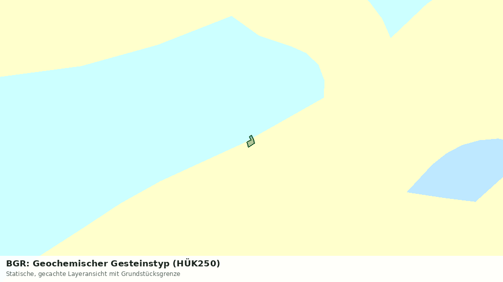 Statische Kartenansicht: BGR: Geochemischer Gesteinstyp (HÜK250)