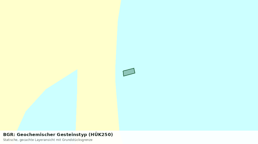 Statische Kartenansicht: BGR: Geochemischer Gesteinstyp (HÜK250)