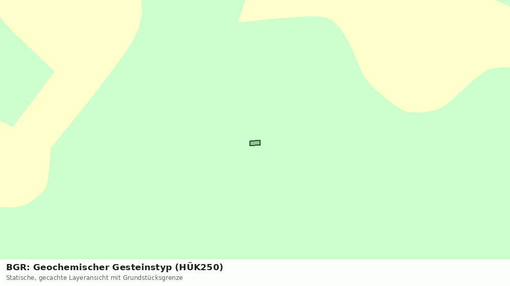 Statische Kartenansicht: BGR: Geochemischer Gesteinstyp (HÜK250)