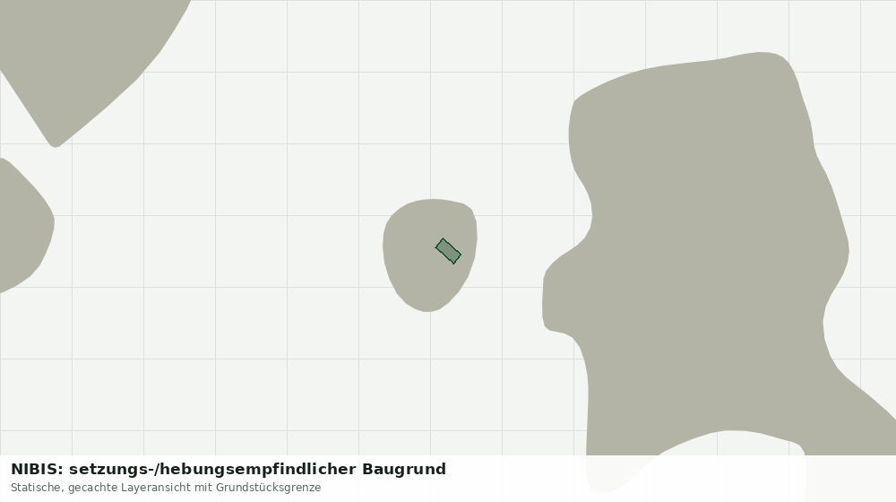 Statische Kartenansicht: NIBIS: setzungs-/hebungsempfindlicher Baugrund