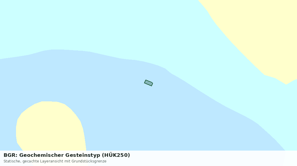 Statische Kartenansicht: BGR: Geochemischer Gesteinstyp (HÜK250)