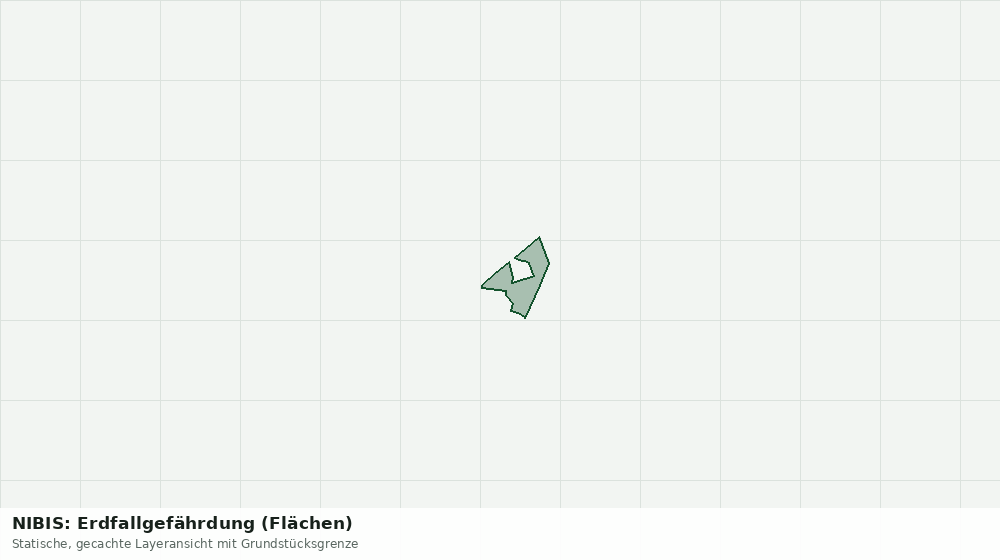 Statische Kartenansicht: NIBIS: Erdfallgefährdung (Flächen)