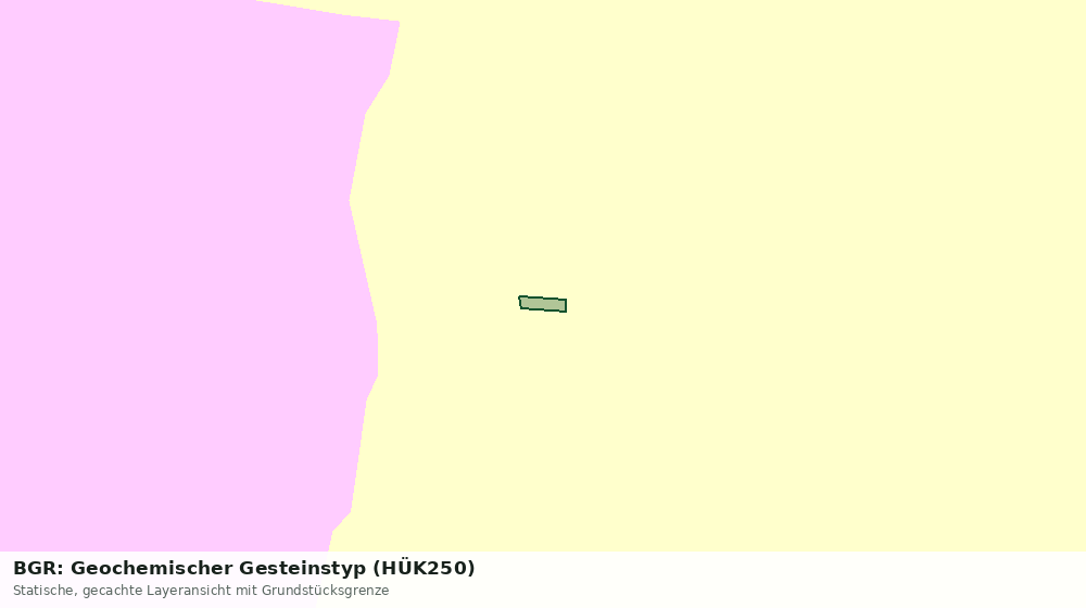 Statische Kartenansicht: BGR: Geochemischer Gesteinstyp (HÜK250)