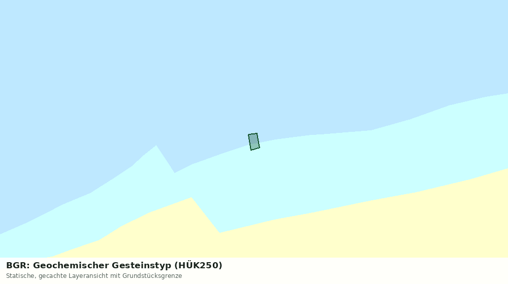 Statische Kartenansicht: BGR: Geochemischer Gesteinstyp (HÜK250)