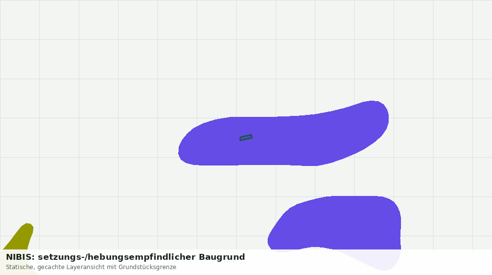 Statische Kartenansicht: NIBIS: setzungs-/hebungsempfindlicher Baugrund