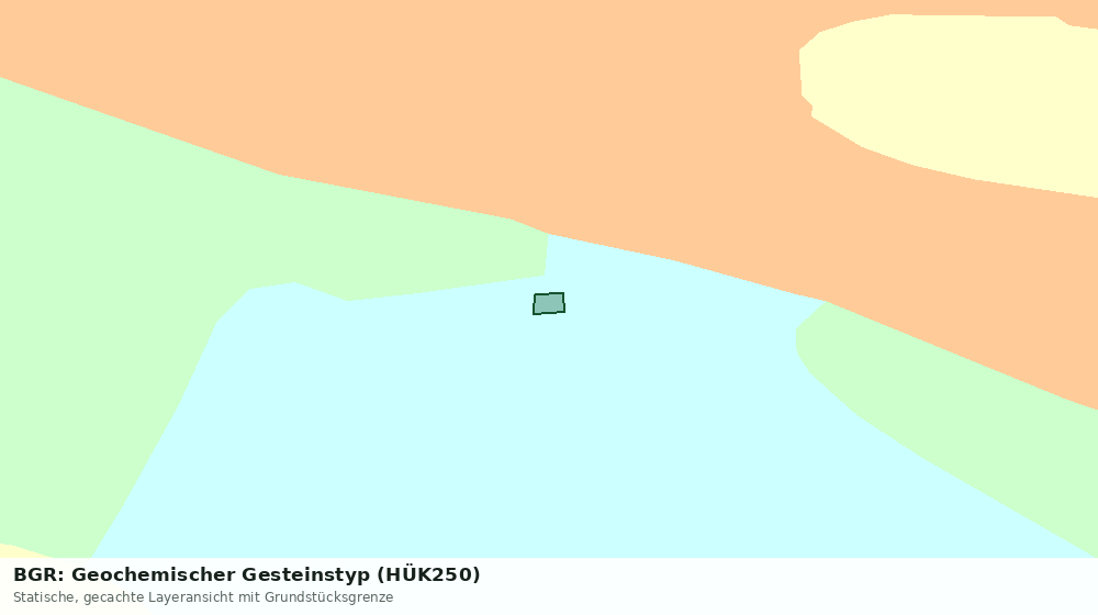 Statische Kartenansicht: BGR: Geochemischer Gesteinstyp (HÜK250)
