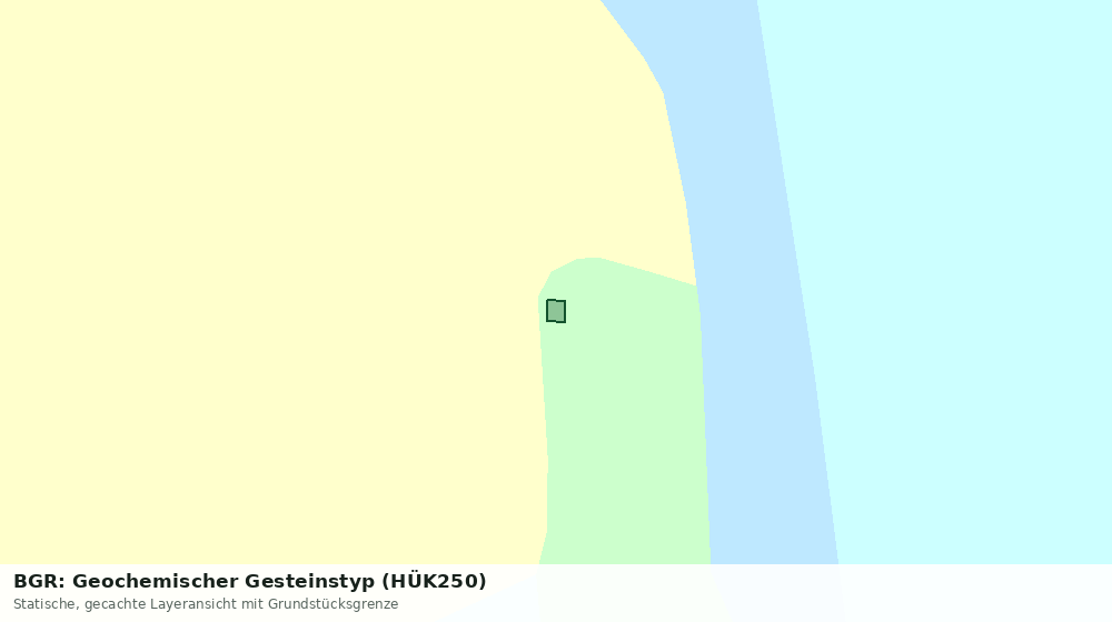 Statische Kartenansicht: BGR: Geochemischer Gesteinstyp (HÜK250)